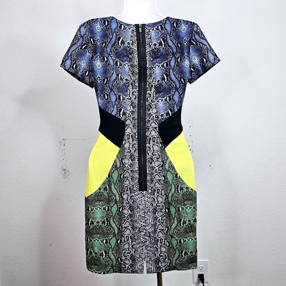 New BCBGMaxAzria Chole Multi-Color Snake Print - Picture 6 of 11